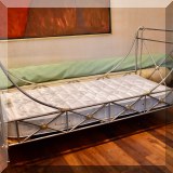 F37. Metal framed daybed. 